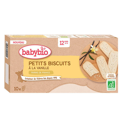 Babybio Petits biscuits vanille 160g