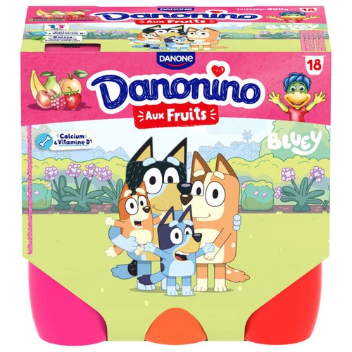 Danonino Petits Suisses Aux Fruits 18x50g - Monoprix Courses en