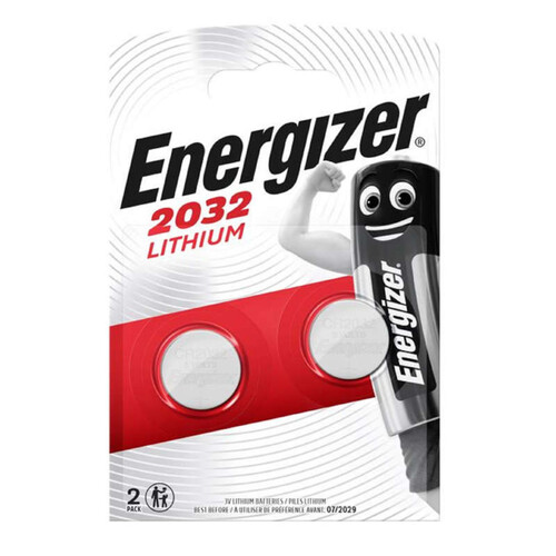 Energizer Piles Cr2032 Lithium 3 Volts X2