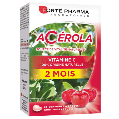 [Para] Forte Pharma Acerola Vitamine C Comprimé à Croquer x60