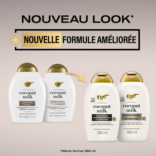 OGX Shampooing au lait de coco 385ml
