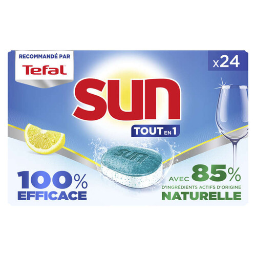 Sun Tout en 1 Tablette Lave-Vaisselle *24