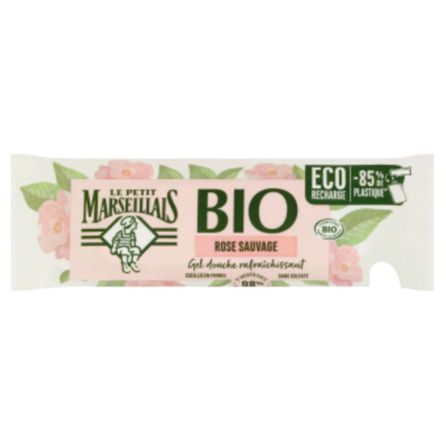 Le Petit Marseillais Recharge Gel Douche Bio Hydratant Rose Sauvage 250Ml