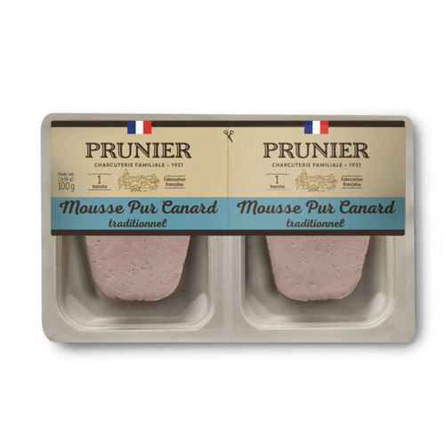 Prunier Mousse  Pur Canard Traditionnel 110g