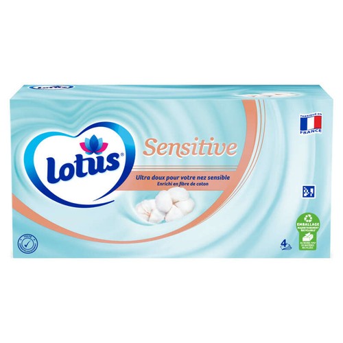 Lotus Mouchoirs Boîte Sensitive x80