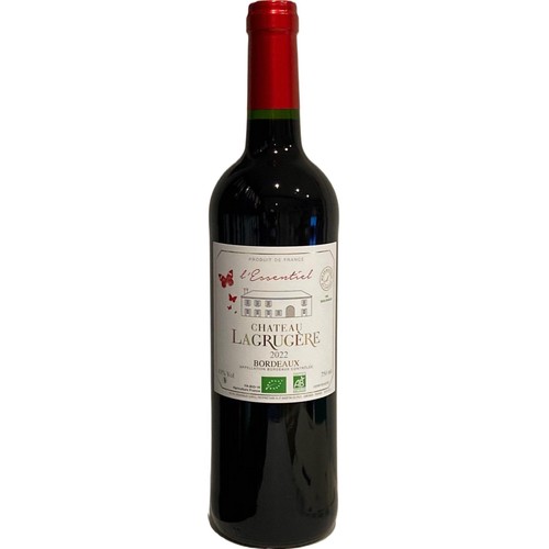 Château Lagrugière "L'Essentiel" Bordeaux A.O.P. Rouge 2022 Bio 75cl
