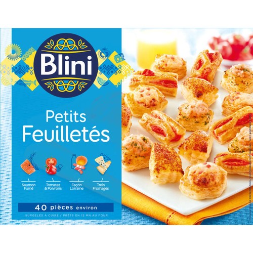 Blini les petits feuilletés x40 350g