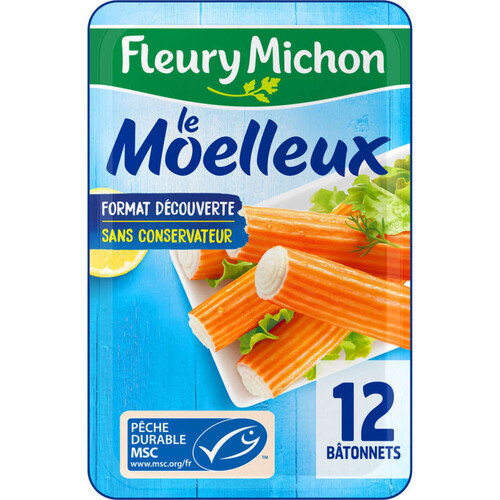 Fleury Michon Surimi Le Délicieux 12 bâtonnets