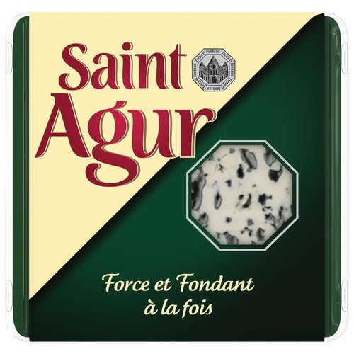 Saint Agur Force Et Fondant Fromage À Pâte Persillée 125g
