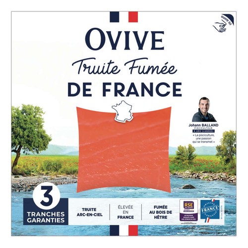 Ovive Truite Fumée De France Ovive 100g
