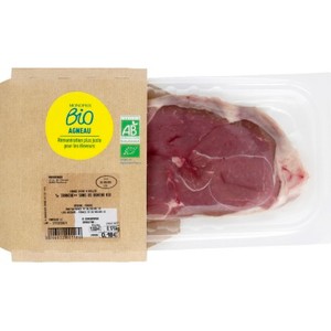 Monoprix Bio Tranche Gigot Agneau 190g