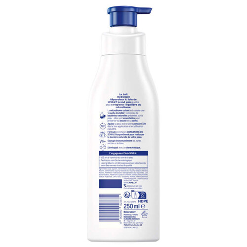 Nivea lait corps hydratant réparateur&soin 250ml