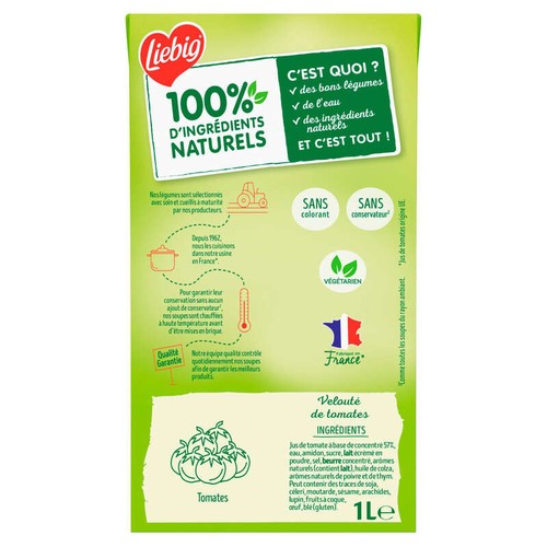 Liebig Velouté de tomates origine France 1L