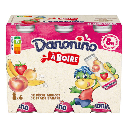 Danonino Yaourt à boire aux fruits 6x100g