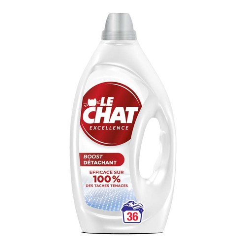 Le Chat Lessive Liquide Excellence Boost Détachant  x36 Lavages
