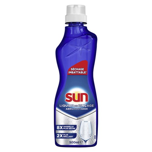 Sun Liquide de Rinçage Lave-Vaisselle Séchage Ultime 500 ml