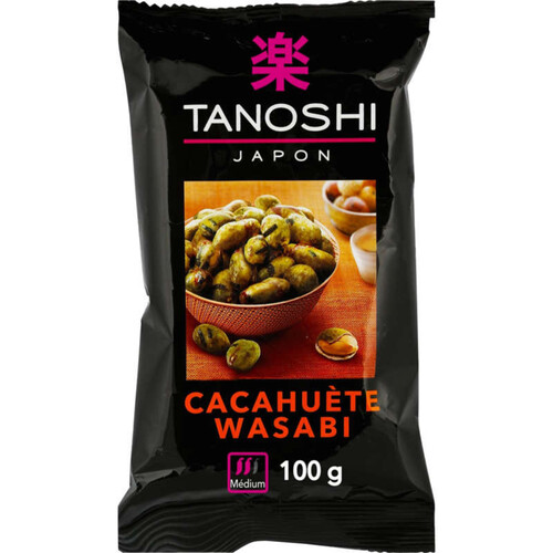 Tanoshi Cacahuète Wasabi 100g