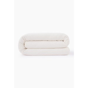 Monoprix Housse de couette imprimée  220x240cm  Jaune et point en motif