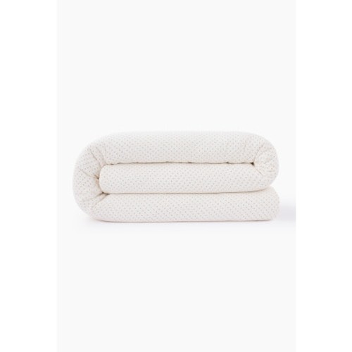 Monoprix Housse de couette imprimée  220x240cm  Jaune et point en motif