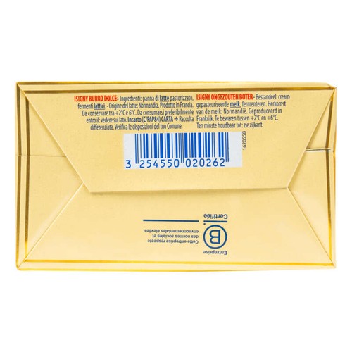 Isigny Sainte Mère Beurre Doux D'Isigny/Sainte Mère 250g