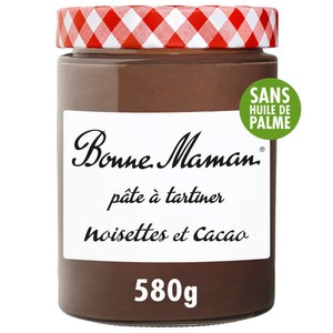 Bonne Maman Pâte à tartiner noisette et cacao 580g