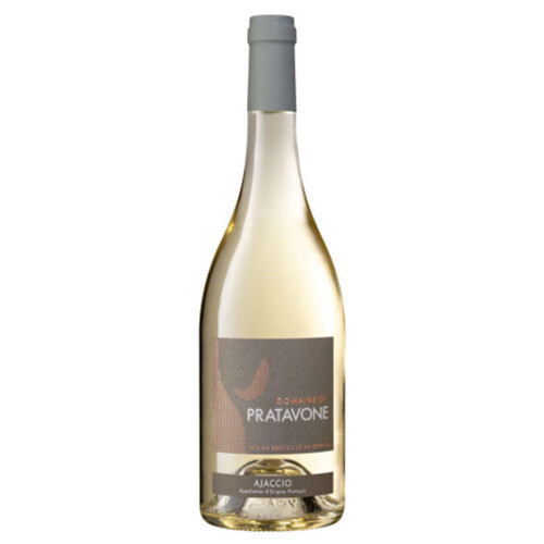 Domaine de Pratavone Ajaccio Vin blanc Aop 75cl