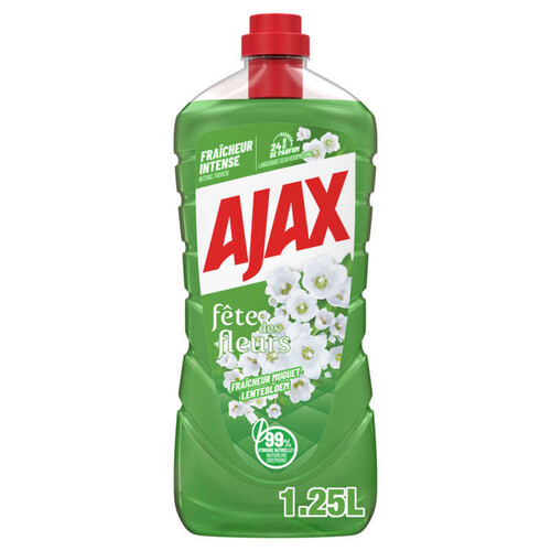 Ajax Nettoyant Fête des Fleurs Fraicheur Muguet 1,25L