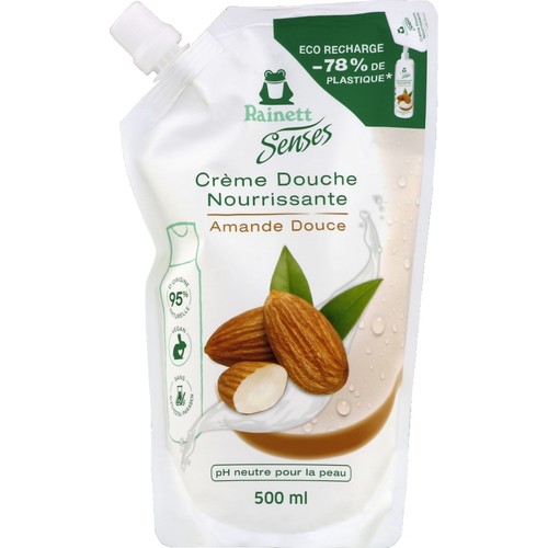 Rainett Senses Gel douche amande douce Recharge 500ml