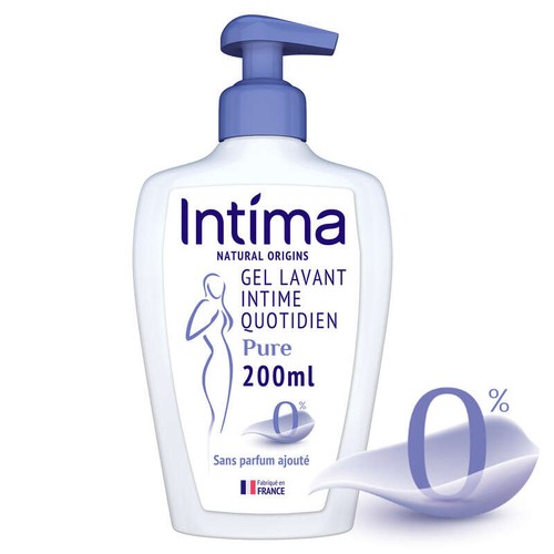 Intima Natural Gel Toilette Intime Pure peaux sensibles 200ml