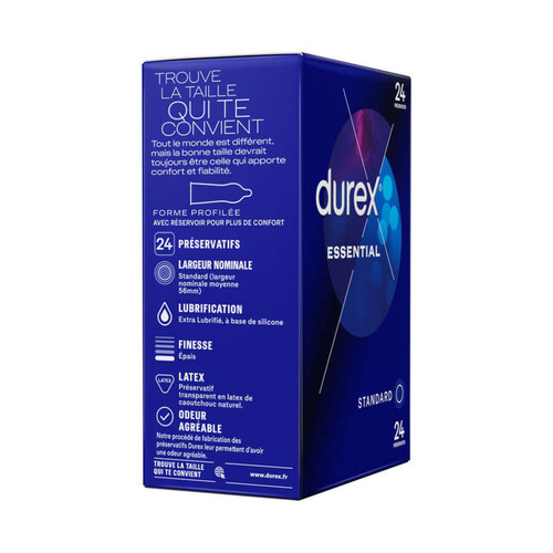Durex Essential Préservatifs X24
