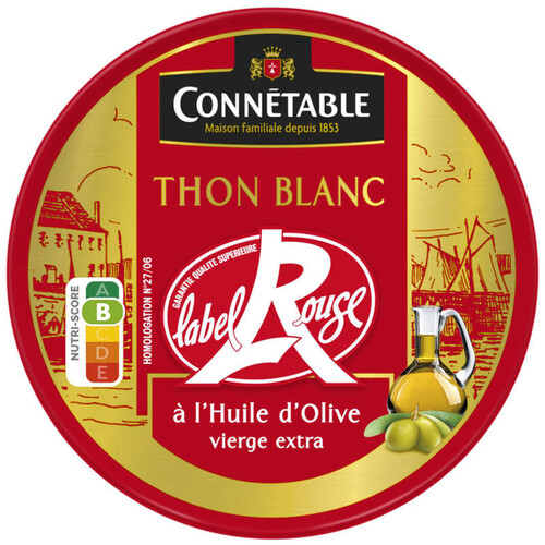 Connétable Thon Blanc À L'Huile D'Olive Vierge 160G