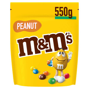 M&M's Bonbons Chocolat au lait & Cacahuètes 550g.
