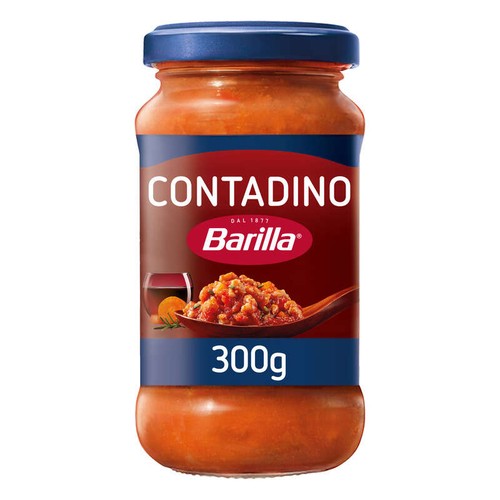 Barilla Sauce tomate mijotée avec du porc, des carottes et du vin rouge 300g