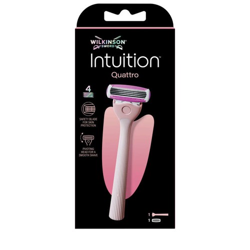 Wilkinson Rasoir jetable pour Femme Intuition Quattro x1