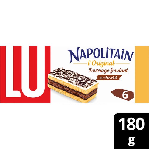 Lu Napolitain L'Original Gâteaux au Chocolat 180g