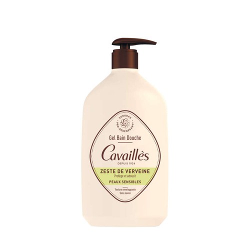 Rogé Cavaillès Gel Bain Douche Zeste de Verveine Peaux Sensibles 1L