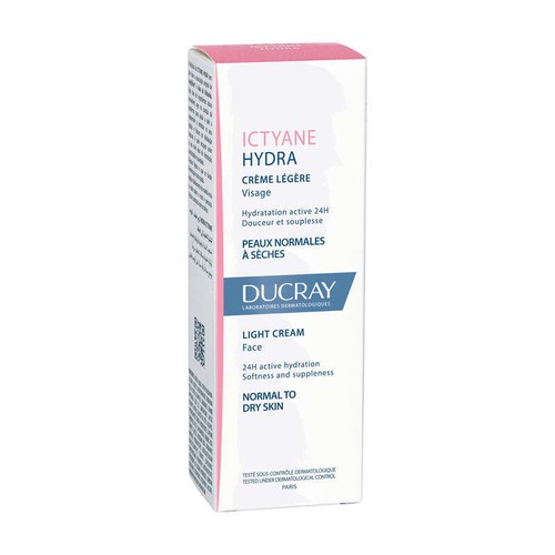 Ducray Ictyane Hydra Crème légère visage hydratante apaisante 40ml