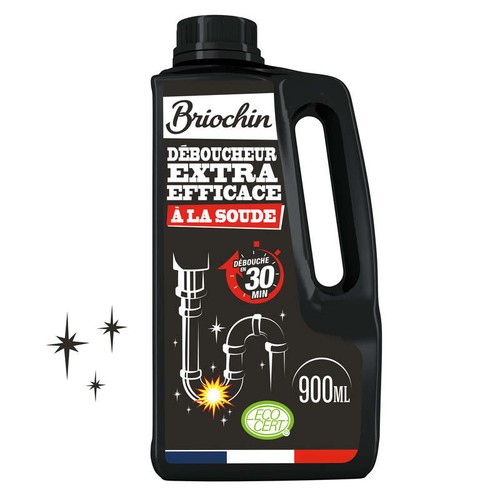 Briochin Gel Déboucheur Extra Puissant À La Soude Écocert 900ml