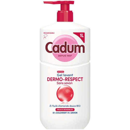 Cadum Douche Gel lavant dermo respect 1L