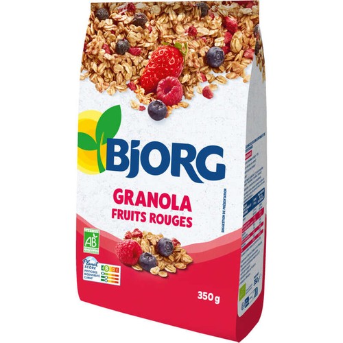 Bjorg Granola Fruits Rouges, Bio 350g