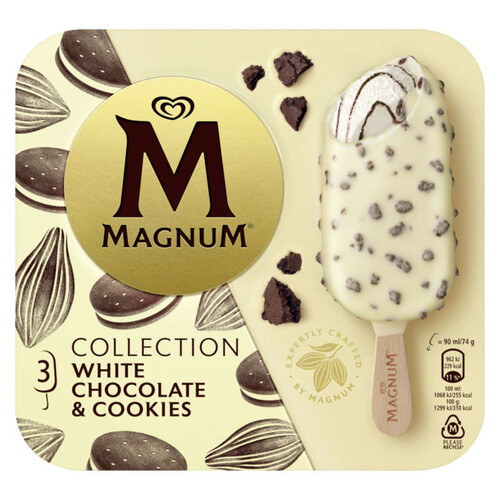 Magnum White & Cockie 3x90ml