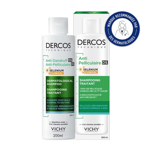 [Para] Vichy Dercos shampooing Antipelliculaire 200ml