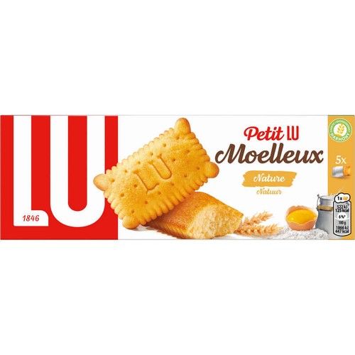 Lu Petits Lu Gâteaux Moelleux Nature 140g