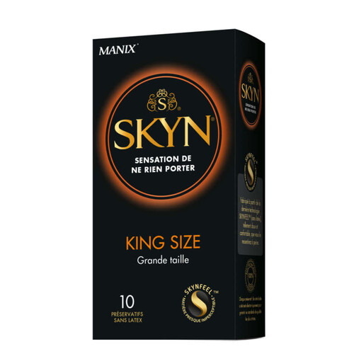 Manix Préservatifs King Size Grande Taille - Skyn