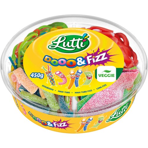 Lutti Bonbons Turbo Dooo & Fizz 450g