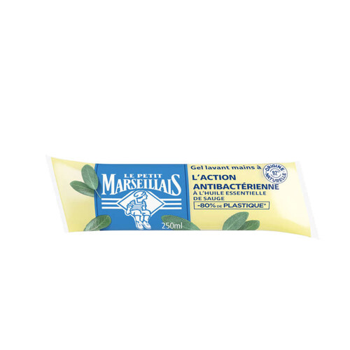 Le Petit Marseillais Recharge Gel Lavant Mains Anti Bactérien 250ml