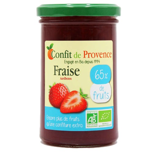 Confit de Provence Spécialité de Fraises Bio 300g