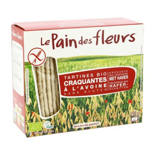 [Par Naturalia] Le Pain Des Fleurs Tartines Craquantes À L'Avoine Sans Gluten 150G Bio