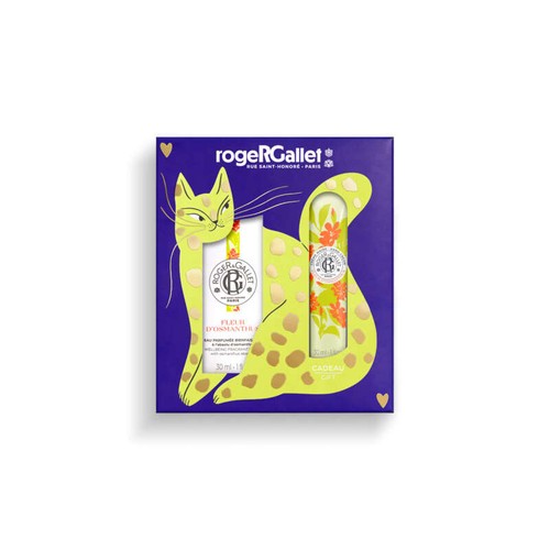 Roger & Gallet Coffret Eau Parfumée Bienfaisante Fleur d'Osmanthus 30ml et sa Crème Mains 30ml