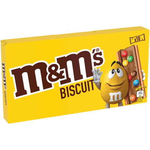 M&M's Biscuits nappage Chocolat au lait & M&M's mini 198G